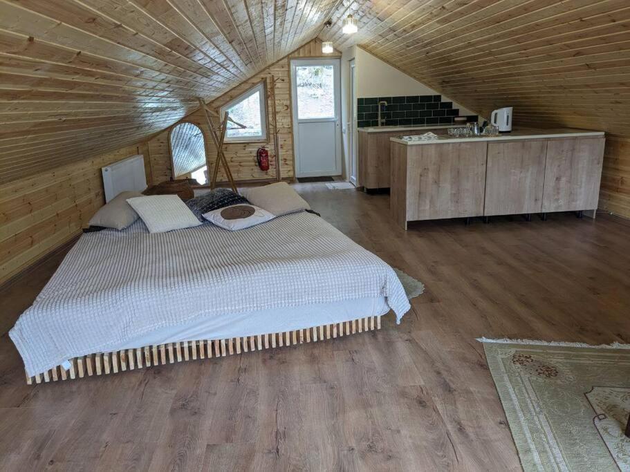 Апартаменты Unforgettable Attic With Balcony In Боржоми Экстерьер фото